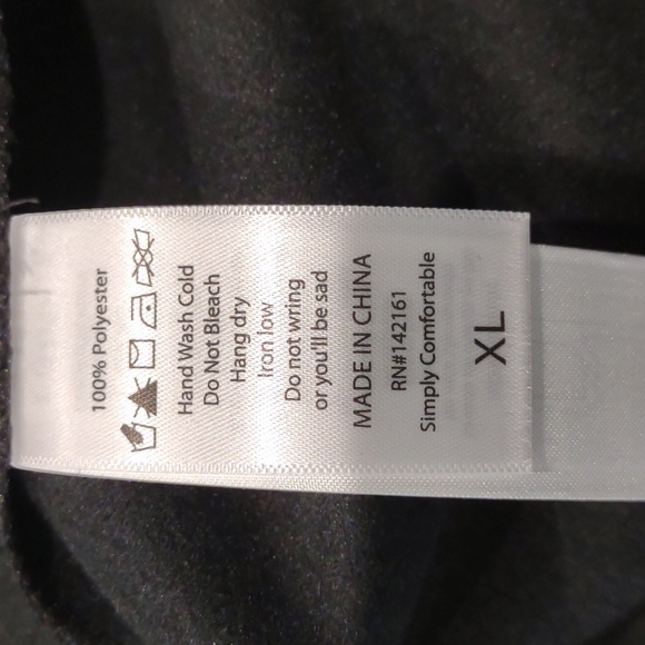 Lularoe Elegant Collection Avery Skirt. XL. Black faux leather. - Picture 5 of 6